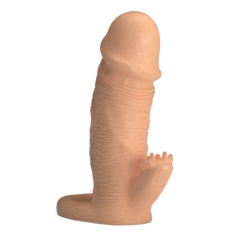 PRETTY LOVE - MANICOTTO DI ESTENSIONE DEL PENE RODERICO 13 CM Ø 3,8 CM NATURALE - immagine 2