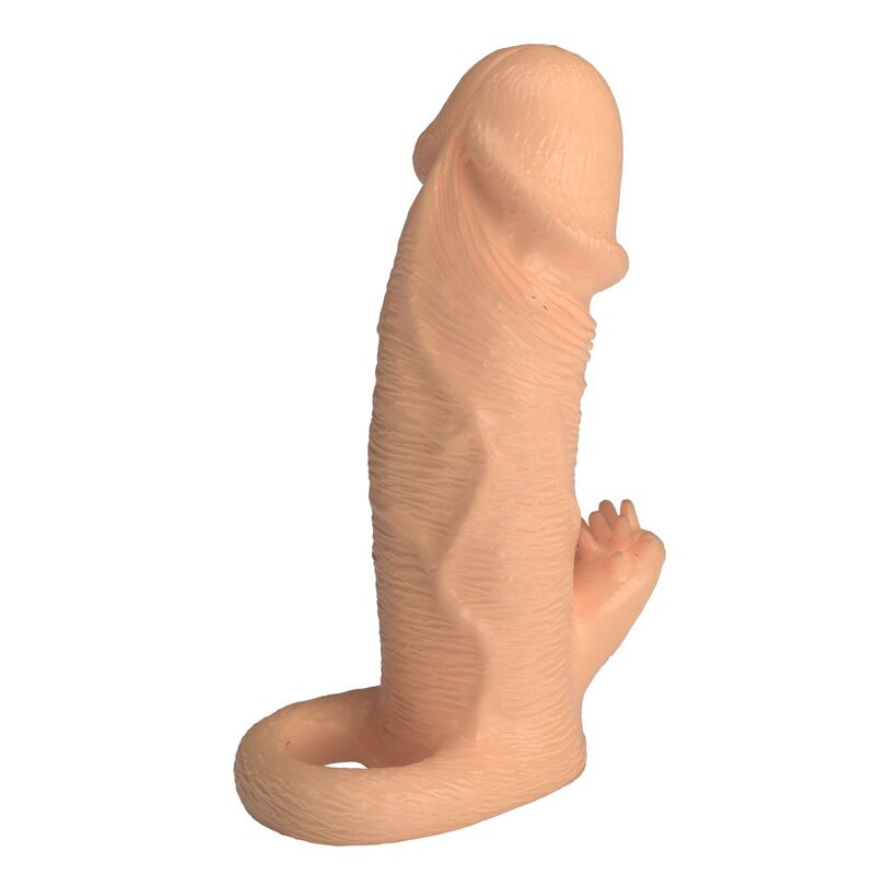 PRETTY LOVE - MANICOTTO DI ESTENSIONE DEL PENE RODERICO 13 CM Ø 3,8 CM NATURALE - immagine 4