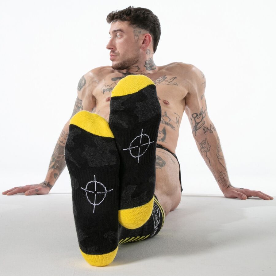LOCKER GEAR - FULL MILITARY KNEE HIGH SOCKS AZUL TALLA ÚNICA - immagine 3