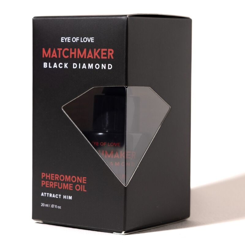 EYE OF LOVE - OLIO PROFUMATO AI FEROMONI DIAMANTE NERO MATCHMAKER 20 ML - immagine 3