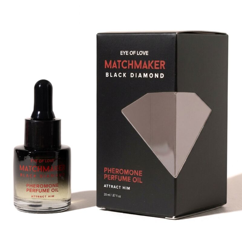 EYE OF LOVE - OLIO PROFUMATO AI FEROMONI DIAMANTE NERO MATCHMAKER 20 ML - immagine 2