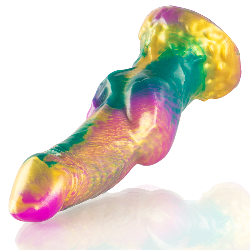 EPIC - DILDO IRIS CON TESTICOLI ARCOBALENO DEL PIACERE - immagine 5