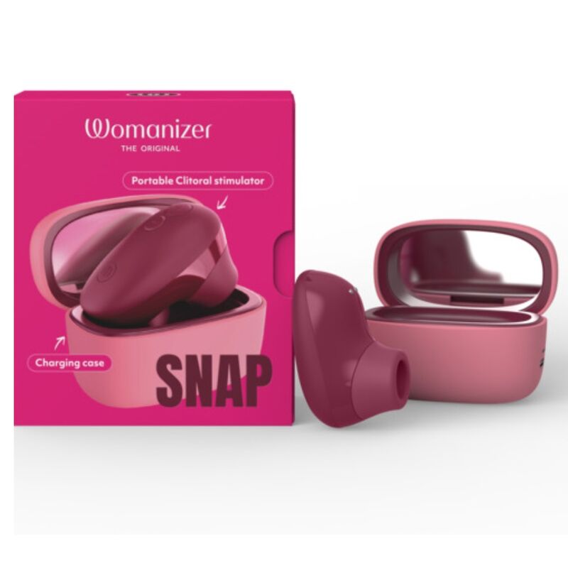 WOMANIZER - STIMOLATORE CLITORIDEO A SUZIONE CON 6 LIVELLI DI INTENSITÀ, GUSTO FRUTTI DI BOSCO