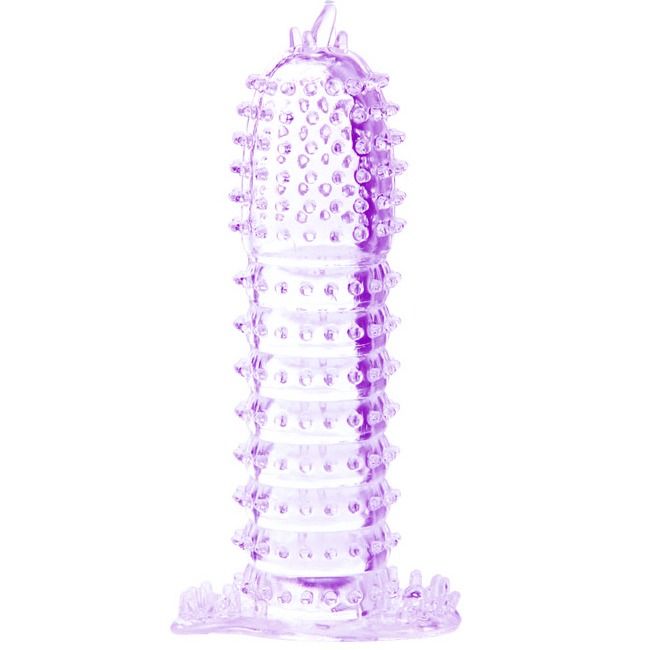 BAILE - GUAINA PER PENE CON PUNTI DI STIMOLAZIONE VIOLA 14 CM - immagine 5