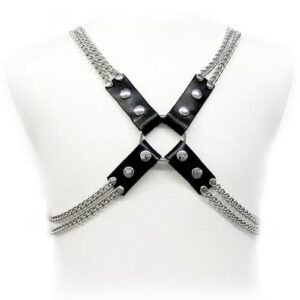 LEATHER BODY - IMBRACATURA A CATENA