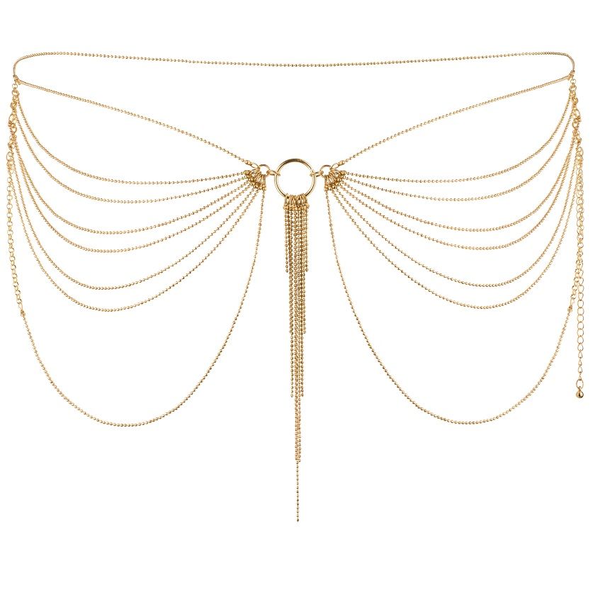 BIJOUX INDISCRETS - GIOIELLO MAGNIFIQUE CON CATENA IN METALLO PER VITA DORATA - immagine 2