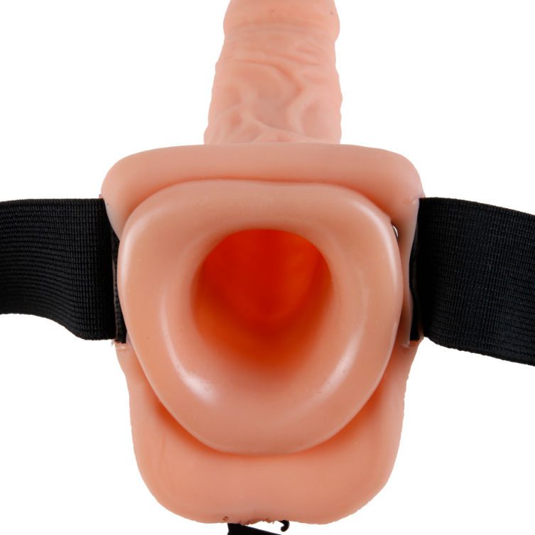 FETISH FANTASY SERIES - SERIES 9 HOLLOW STRAP-ON CON SFERE 22.9CM CARNE - immagine 2