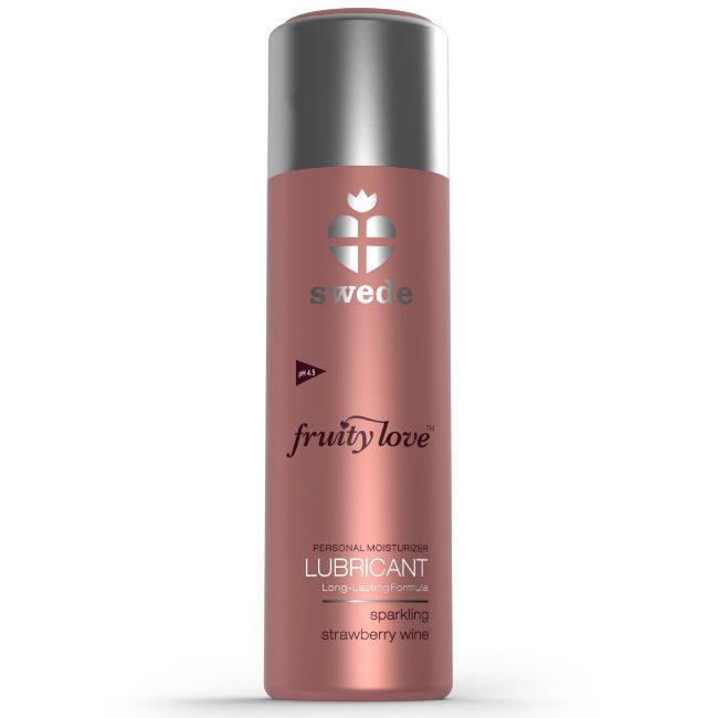 SWEDE - FRUITY LOVE LUBRIFICANTE FRAGOLA FRAGOLA VINO 50 ML - immagine 2