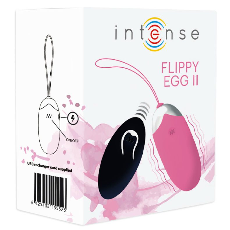 INTENSE - UOVO VIBRANTE FLIPPY II CON TELECOMANDO ROSA - immagine 5