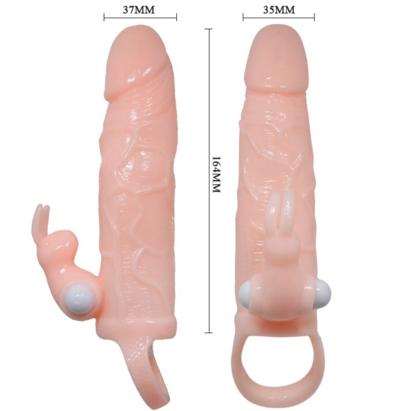 BAILE - COPERTURA PENE UOMO CORAGGIOSO CON CONIGLIO E CARNE DOPPIO MOTORE 16.5 CM - immagine 4
