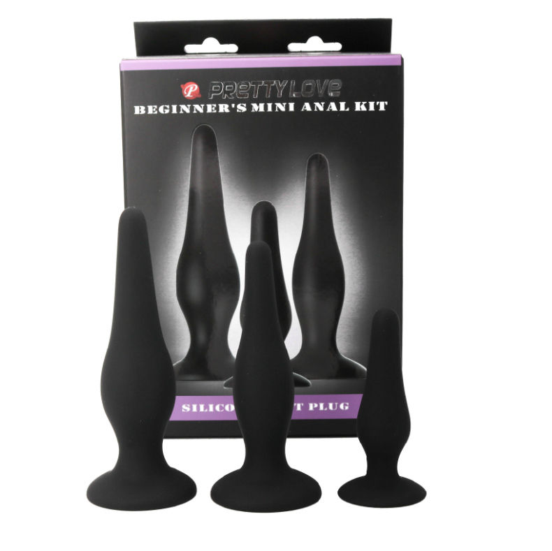 PRETTY LOVE - KIT DI INIZIAZIONE IN SILICONE CON TAPPI ANAL - immagine 2