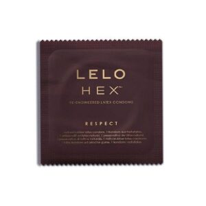LELO - PRESERVATIVI ESAGONALI RESPECT XL CONFEZIONE DA 3