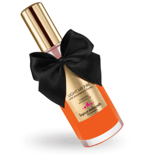 BIJOUX INDISCRETS - OLIO DA MASSAGGIO EFFETTO CALDO AROMA FRAGOLA - immagine 3