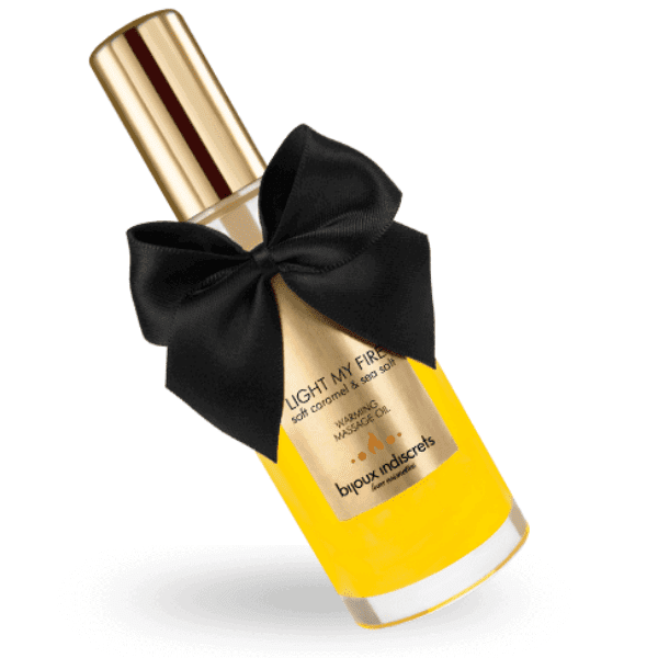 BIJOUX INDISCRETS - OLIO DA MASSAGGIO EFFETTO CALDO AROMA CARAMELLO - immagine 3