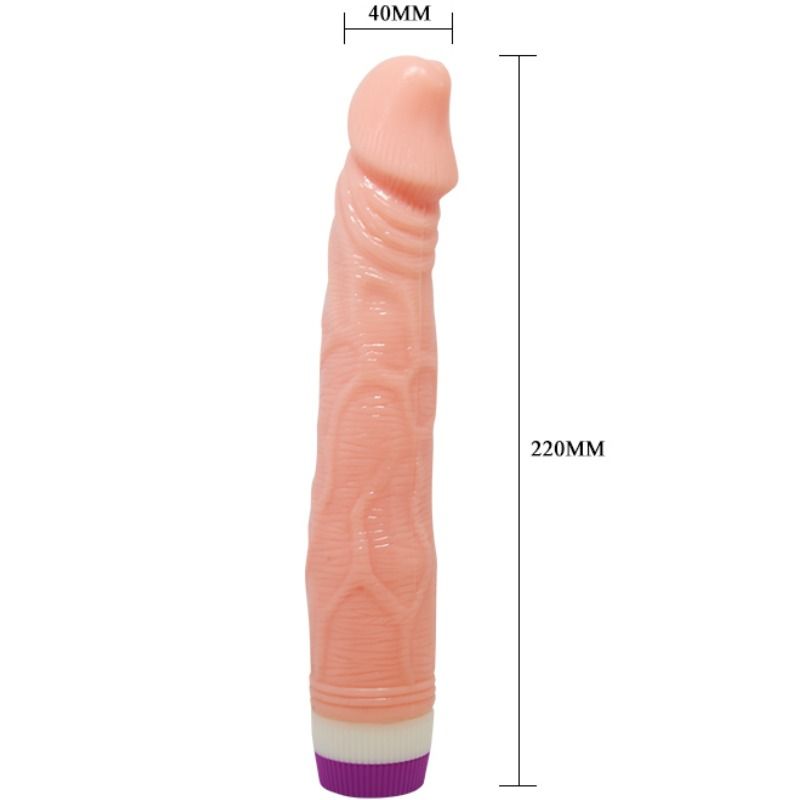 BAILE - VIBRATORE NATURALE REALISTICO 22 CM - immagine 3