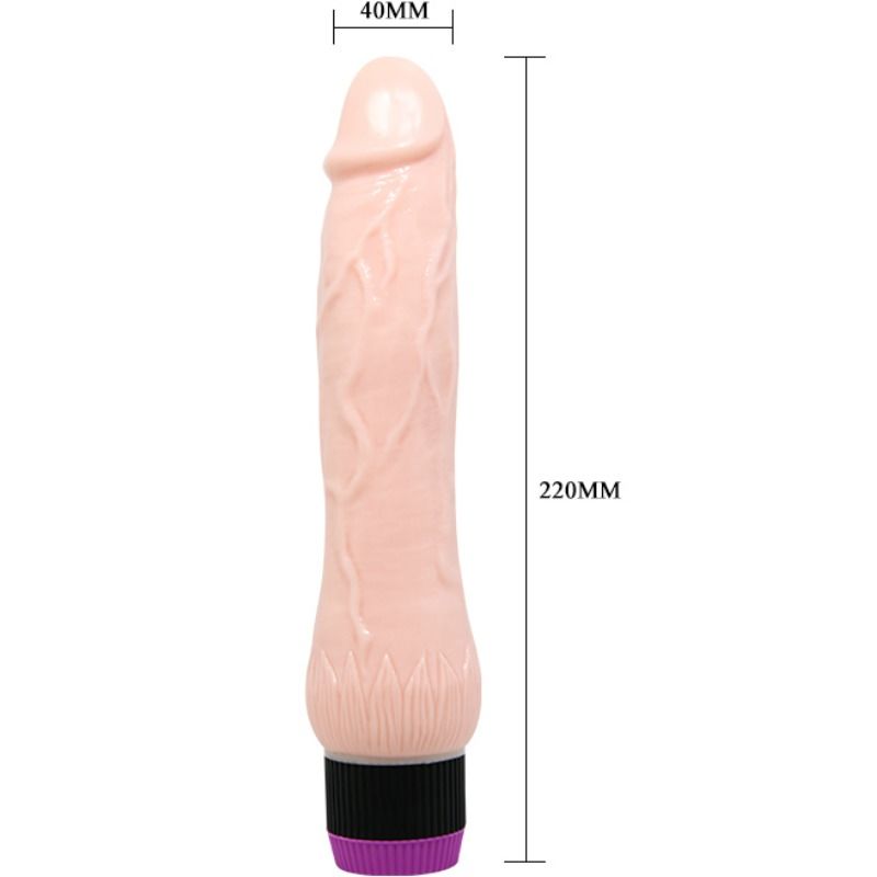 BAILE - ADOUR CLUB VIBRATORE REALISTICO BASE LARGA 22 CM - immagine 3