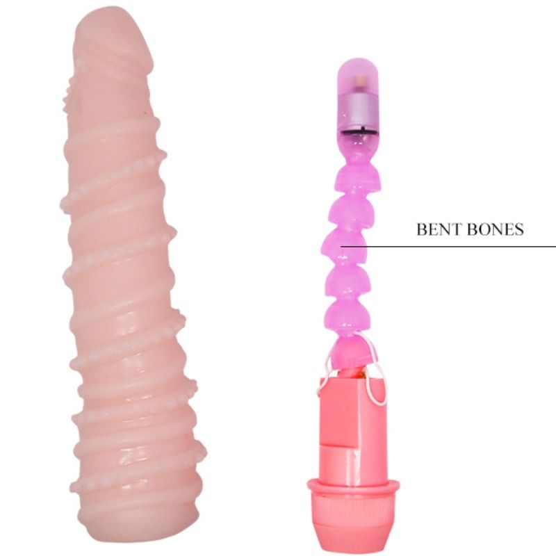 BAILE - VIBRATORE SENSUALE A SPIRALE FLEXI VIBE 19.5 CM - immagine 4