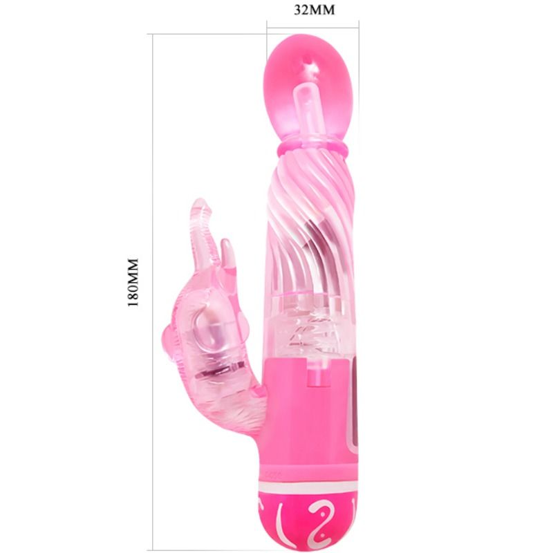 BAILE - VIBRATORE MULTIVELOCIT CON STIMOLATORE ROSA - immagine 5