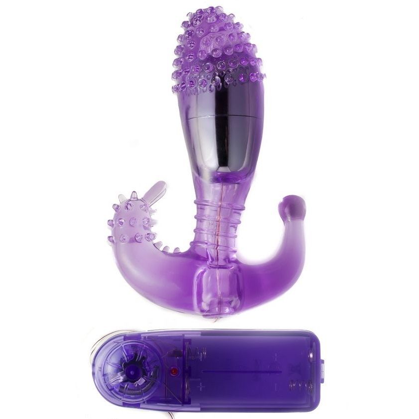 BAILE - STIMOLATORE VAGINALE E ANALE LILLA CON VIBRAZIONE - immagine 2