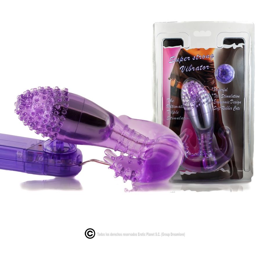 BAILE - STIMOLATORE VAGINALE E ANALE LILLA CON VIBRAZIONE - immagine 4