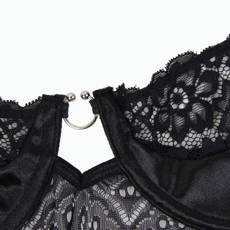 SUBBLIME - CORSET Y CINTURON NEGRO S/M - immagine 5