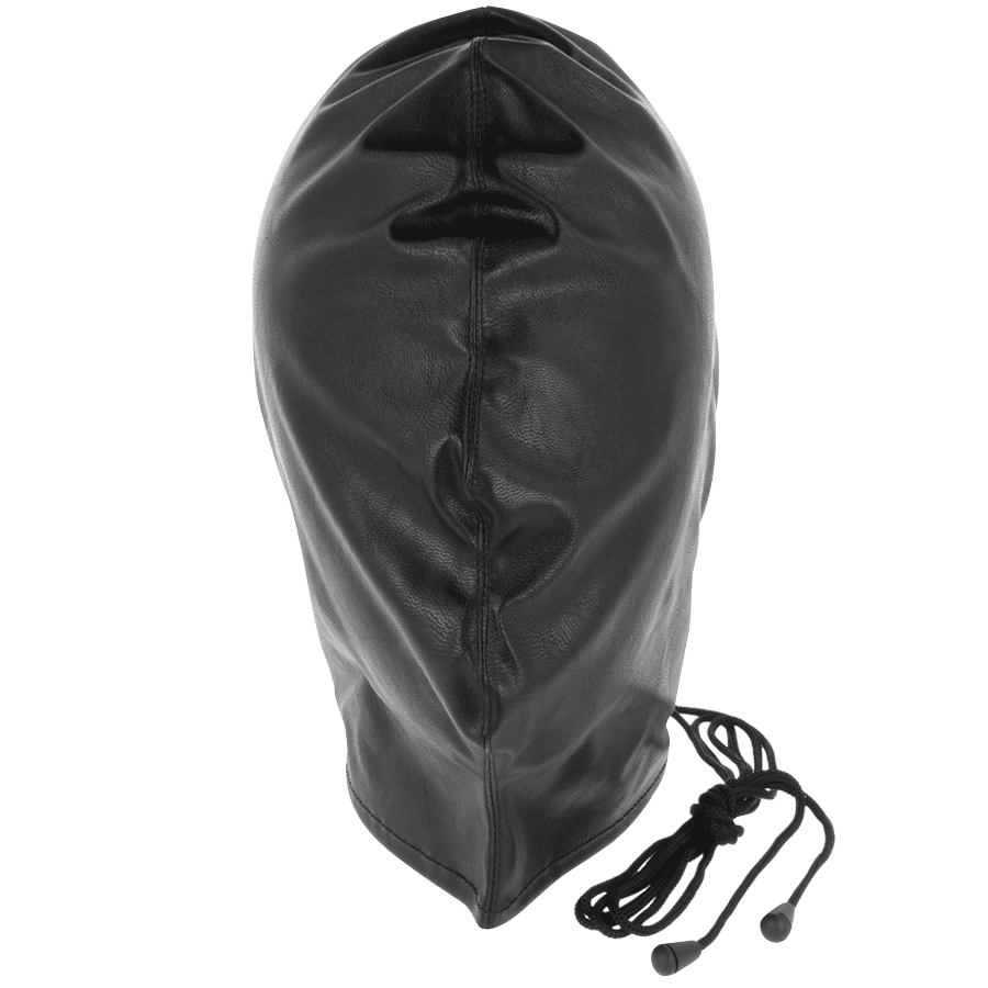 DARKNESS - MASCHERA DI SOTTOMISSIONE NERA - immagine 3