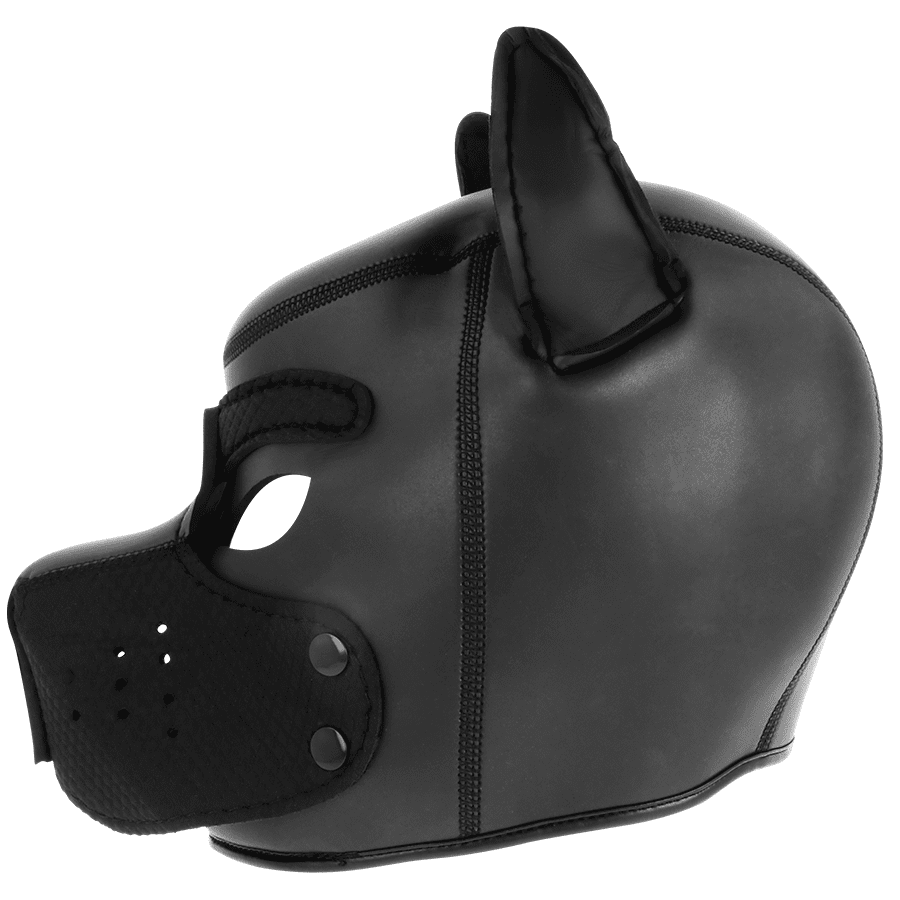 DARKNESS - MASCHERA PER CANI IN NEOPRENE CON MUSEROLA RIMOVIBILE M - immagine 2