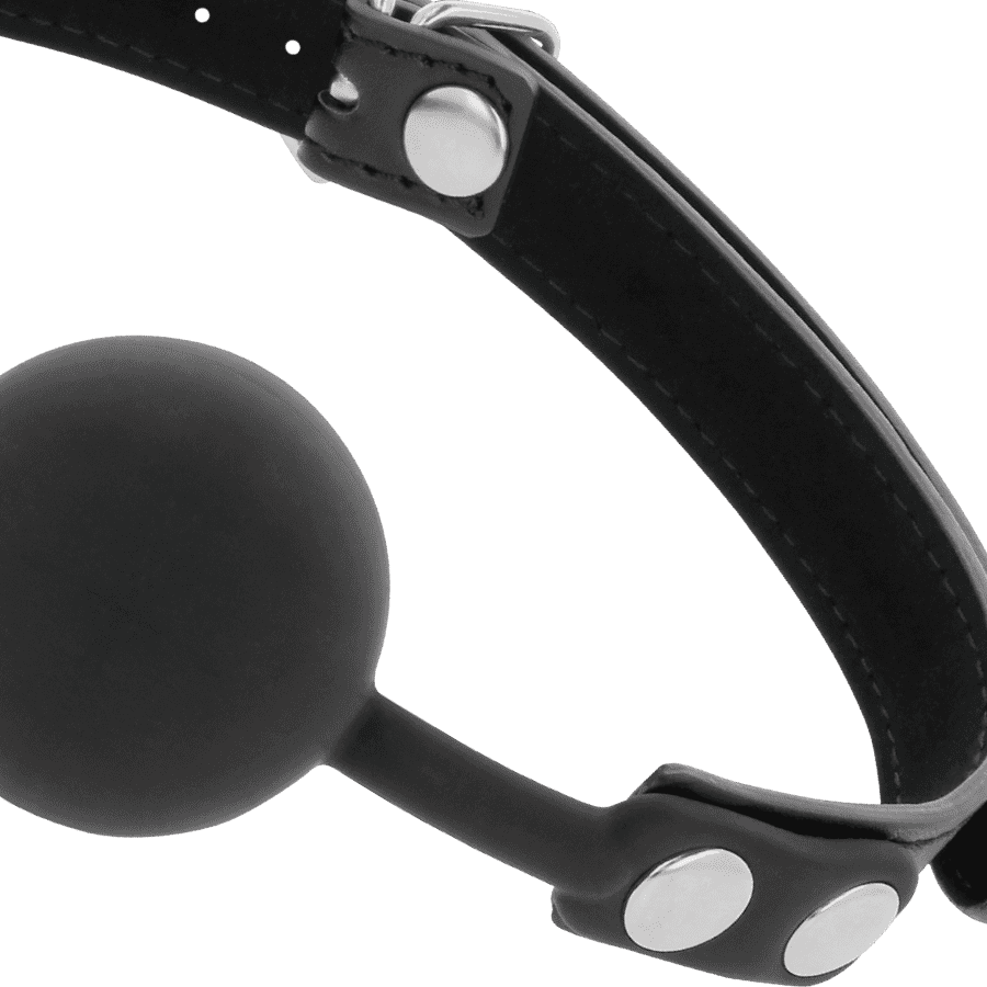DARKNESS - BAVAGLINO IN SILICONE NERO - immagine 3