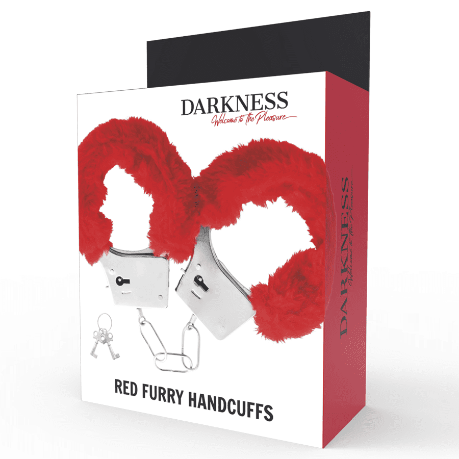 DARKNESS - MANETTE IN METALLO FODERATE ROSSE - immagine 3