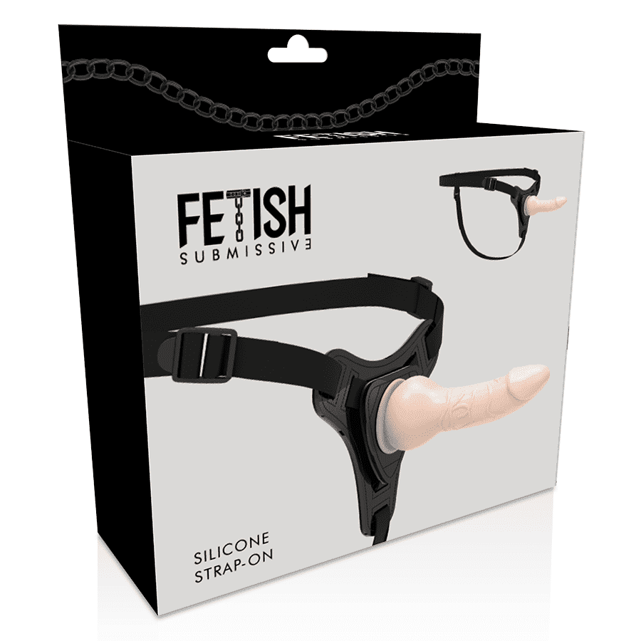 FETISH SUBMISSIVE HARNESS - SILICONE FLESH REALISTICO 16CM - immagine 5