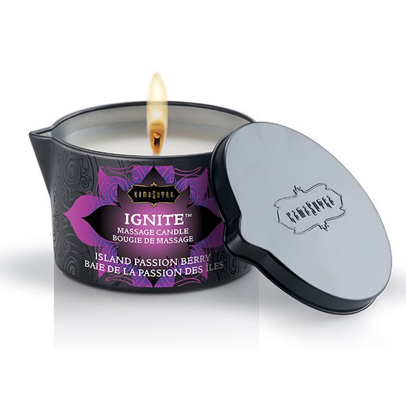 KAMASUTRA - CANDELA DA MASSAGGIO PASSION ISLAND 170GR - immagine 2