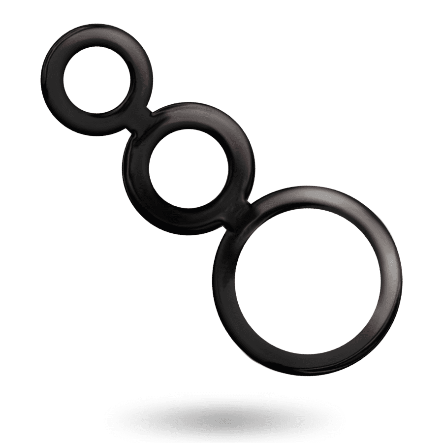 ADDICTED TOYS - SET DI ANELLI PER PENE - FUMO - immagine 3