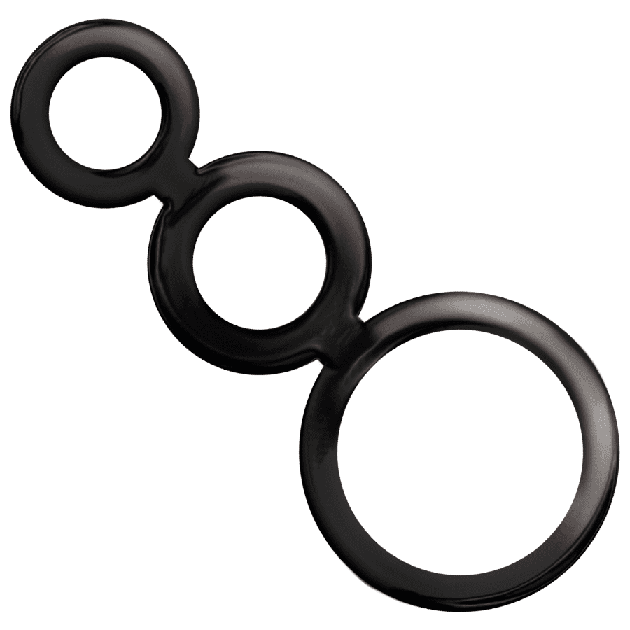 ADDICTED TOYS - SET DI ANELLI PER PENE - FUMO - immagine 2
