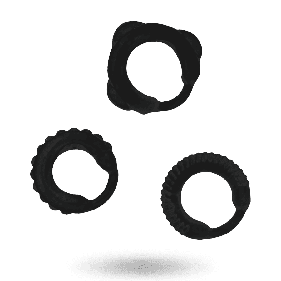 ADDICTED TOYS - SET C-RING NERO - immagine 2