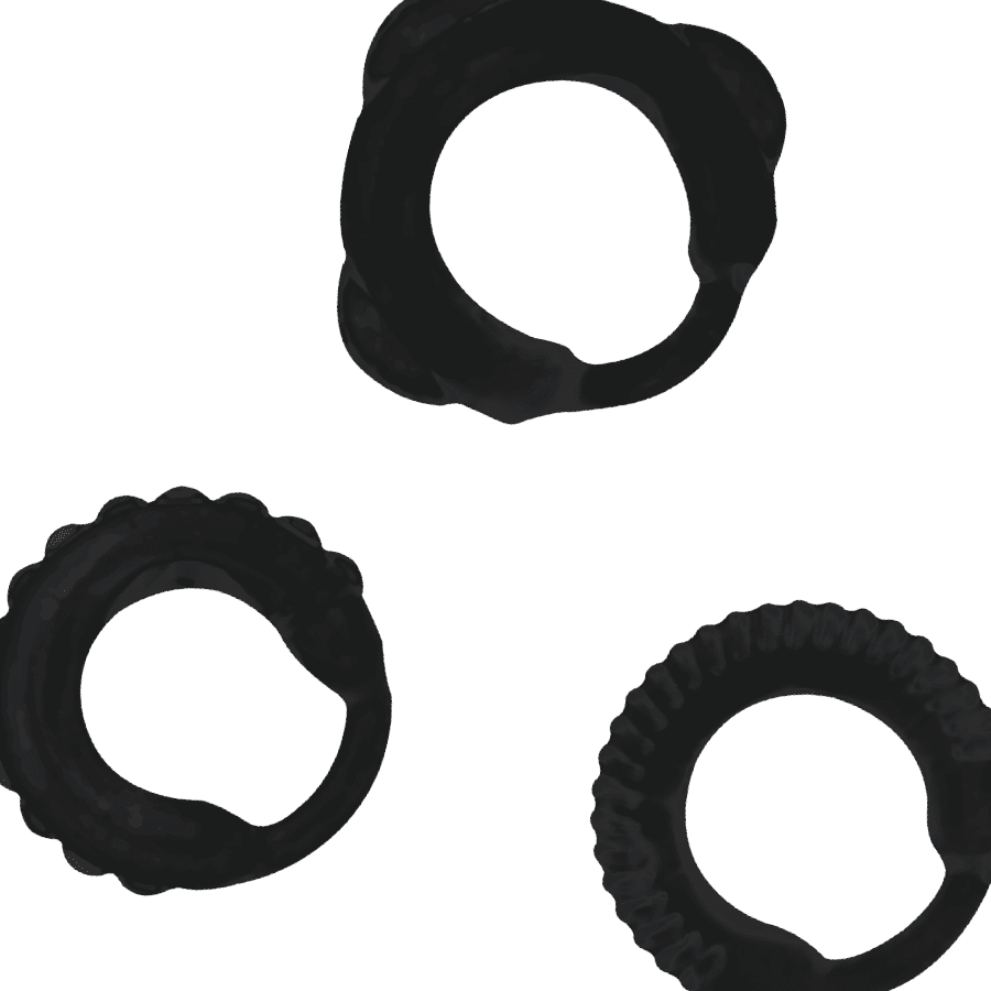 ADDICTED TOYS - SET C-RING NERO - immagine 3