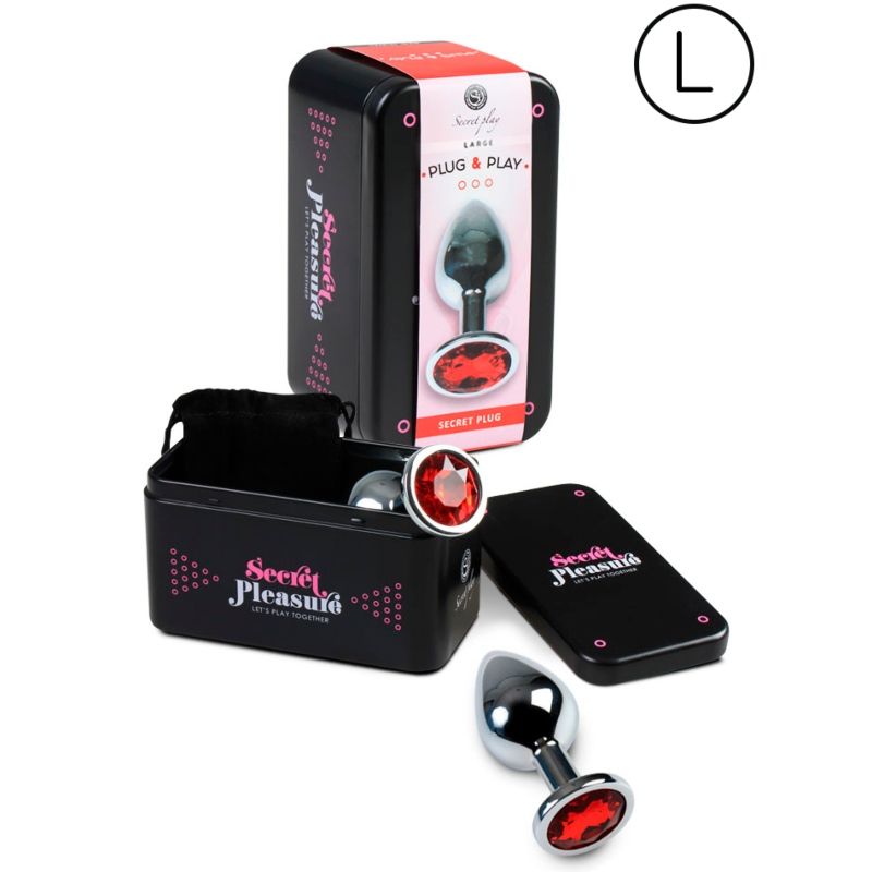 SECRETPLAY - PLUG ANALE TAGLIA L ROSSO - immagine 2