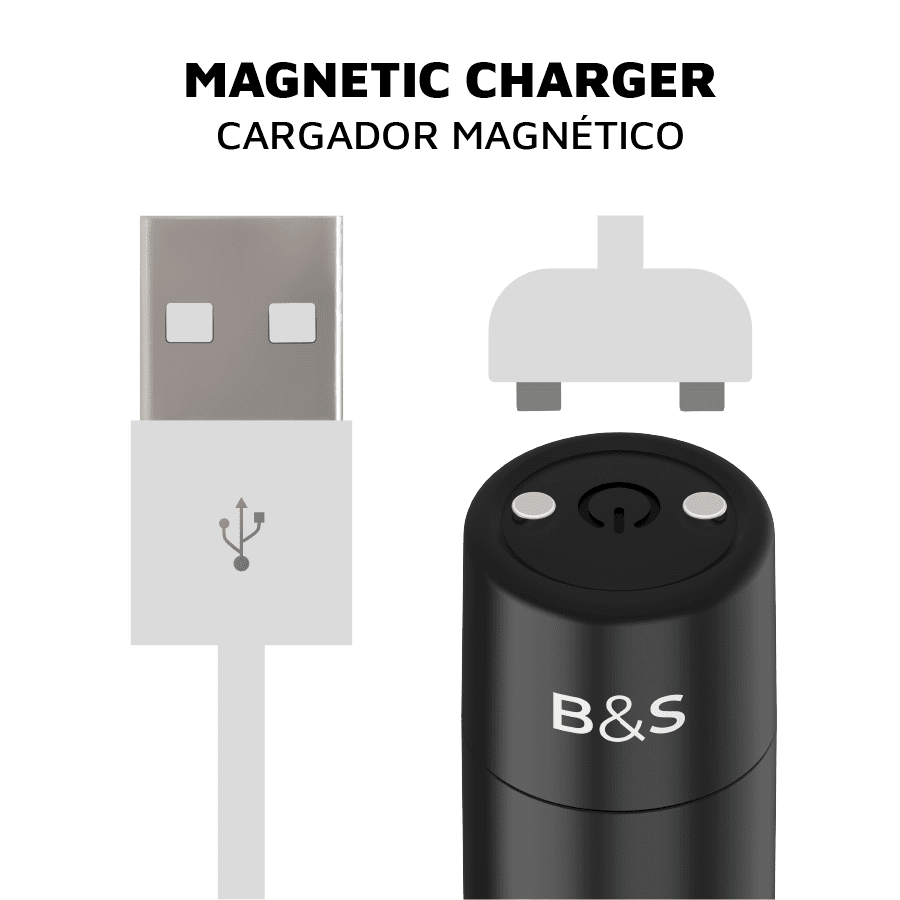 BLACKSILVER - KERNEX 2 PROIETTILE MAGNETICO VIBRANTE NERO - immagine 4