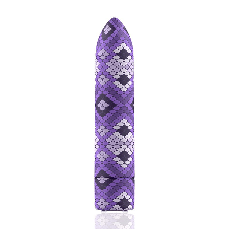 CUSTOM BULLETS - RECHARGEABLE SNAKE PURPLE MAGNETIC BULLET 10V - immagine 2