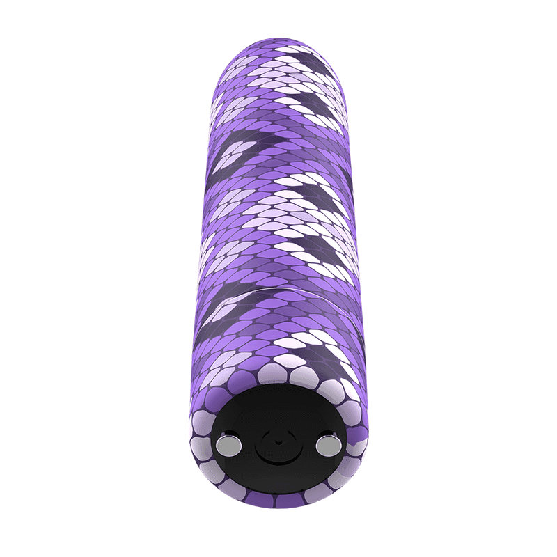 CUSTOM BULLETS - RECHARGEABLE SNAKE PURPLE MAGNETIC BULLET 10V - immagine 3