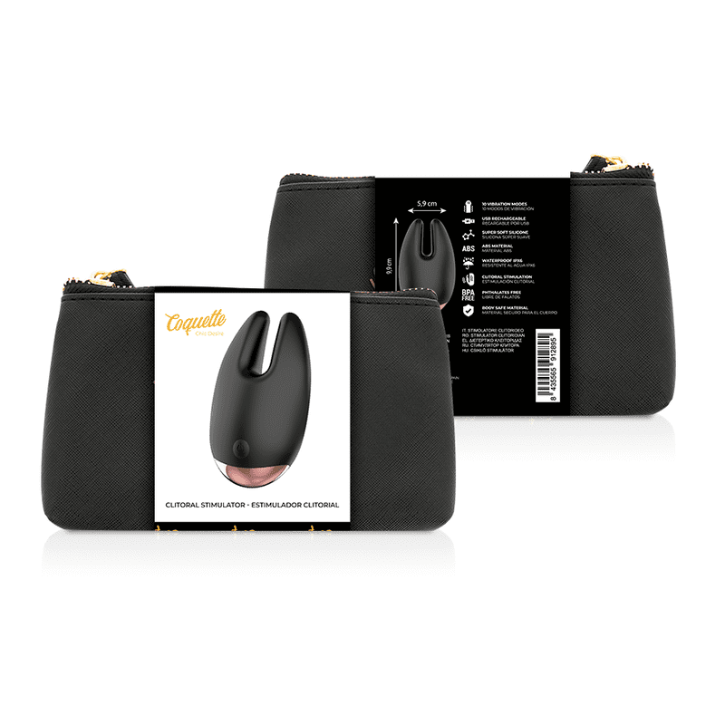 COQUETTE CHIC DESIRE - STIMOLATORE CLITORIALE NERO/ORO - immagine 2