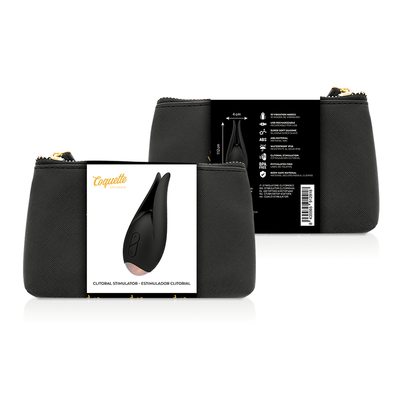 COQUETTE CHIC DESIRE - STIMOLATORE CLITORIALE NERO/ORO - immagine 2