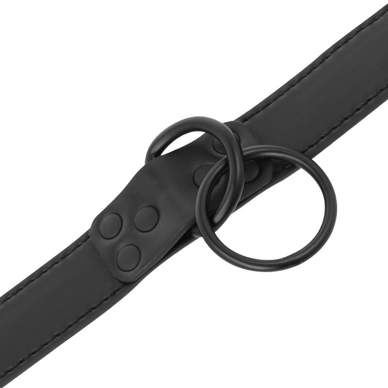 DARKNESS - COLLANA NERA CON CATENA - immagine 3