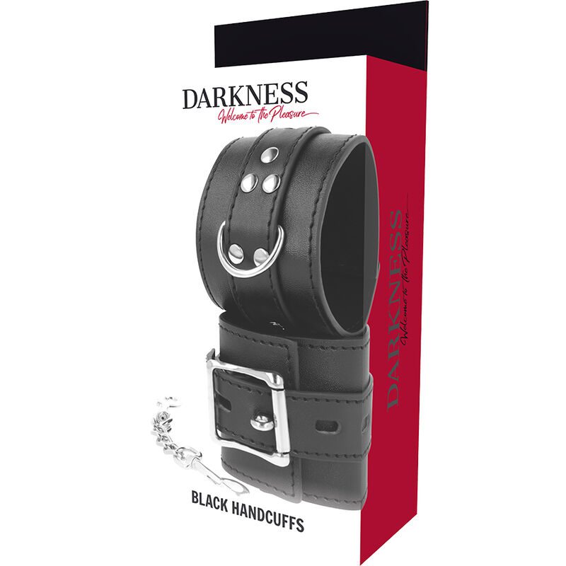 DARKNESS - MANETTE IN PELLE NERA - immagine 5