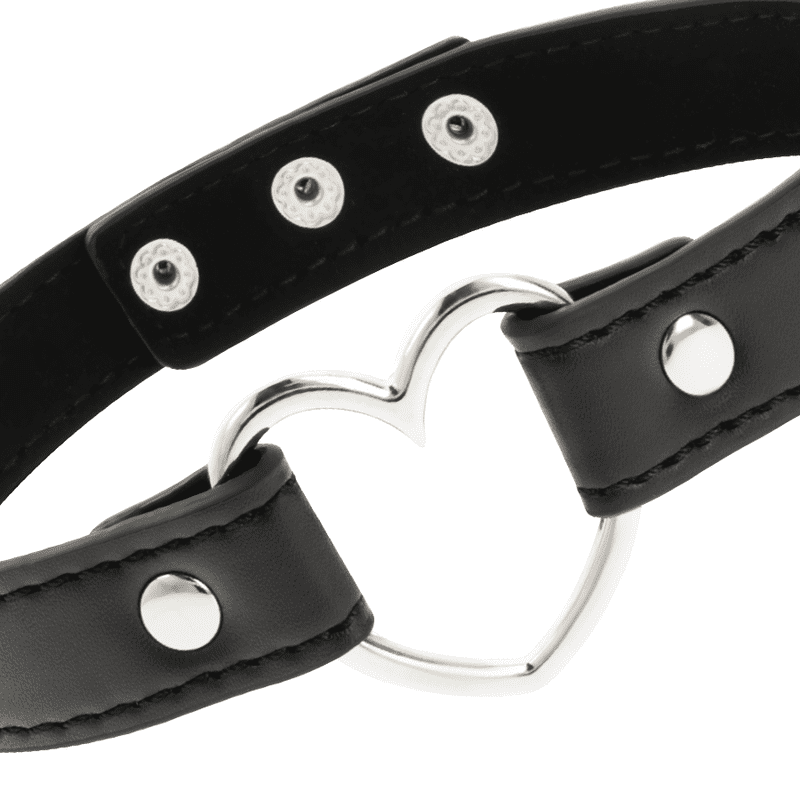 COQUETTE CHIC DESIRE - COLLANA IN PELLE VEGANA ACCESSORIO CUORE DONNA - immagine 4