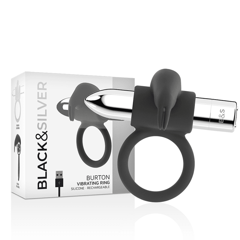 BLACKSILVER - ANELLO RICARICABILE BURTON 10 MODALITÀ DI VIBRAZIONE - immagine 2