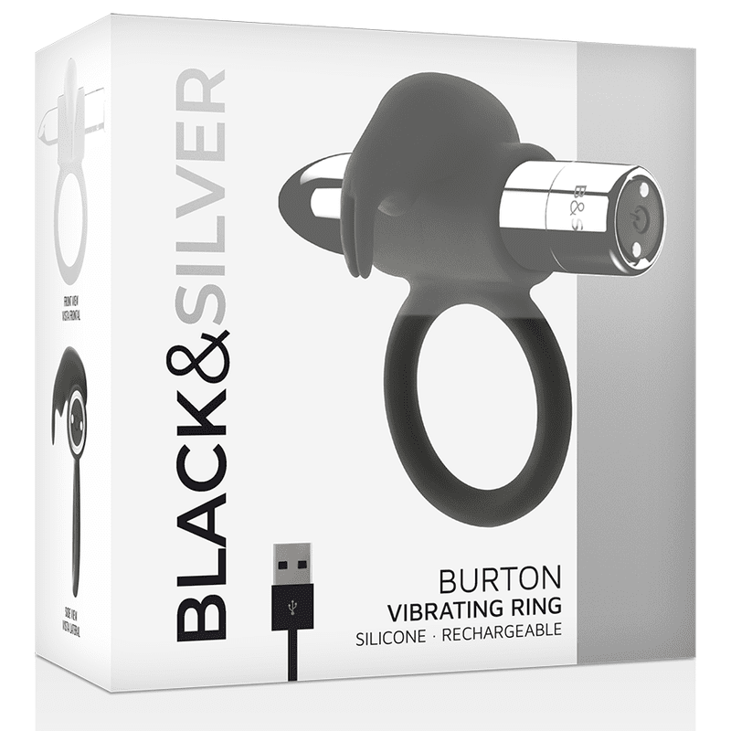 BLACKSILVER - ANELLO RICARICABILE BURTON 10 MODALITÀ DI VIBRAZIONE - immagine 3