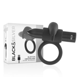 BLACKSILVER - ANELLO BURTON 10 MODALITÀ DI VIBRAZIONE NERO