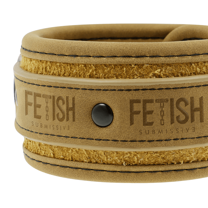 FETISH SOTTOMESSA ORIGINE - FODERA IN NEOPRENE MANICOTTI PER CAVIGLIA IN PELLE VEGANA - immagine 3