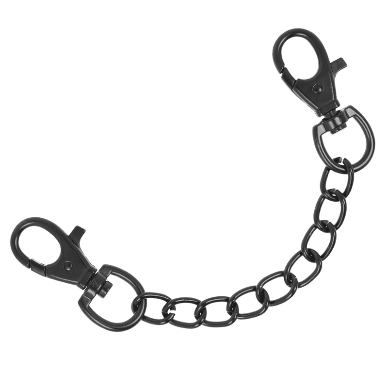 FETISH SUBMISSIVE DARK ROOM - MANETTE ALLA CAVIGLIA VEGAN IN PELLE CON FODERA IN NEOPRENE - immagine 3