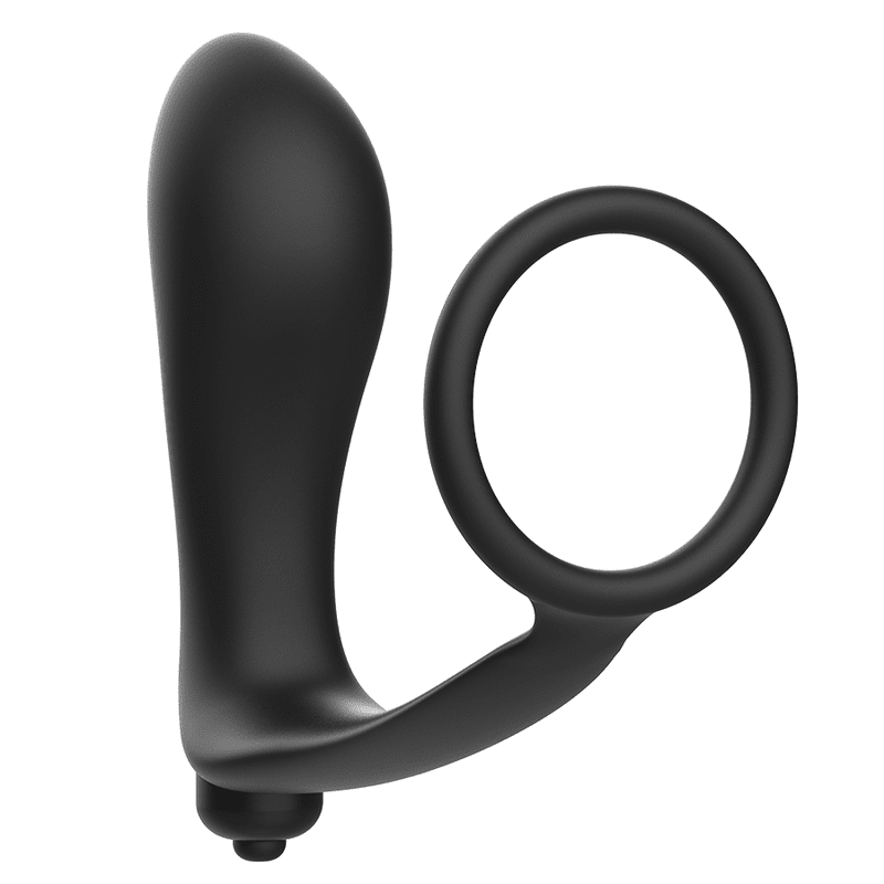 ADDICTED TOYS - PLUG ANALE VIBRANTE CON ANELLO DEL PENE - immagine 2